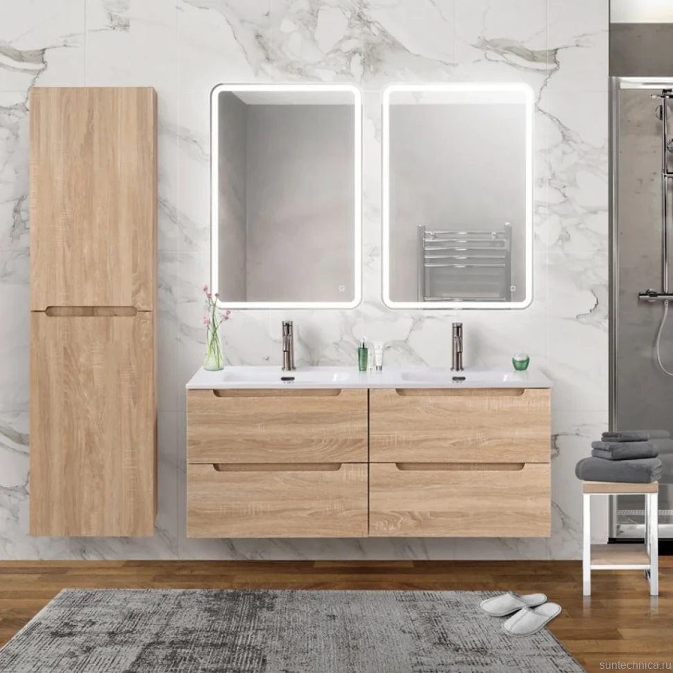 Мебель для ванной комнаты BelBagno Etna 120 rovere bianco