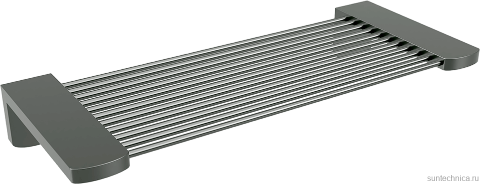 Полка Bemeta Graphit 156102272 metalic gray matt