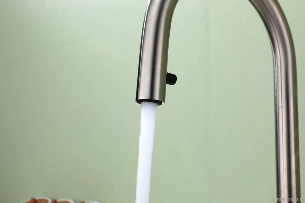 Смеситель для кухни Paulmark Estetica Es218006-BS брашированная сталь