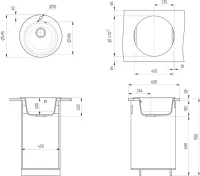 Мойка кухонная Ulgran U-405 -307 терракотовая