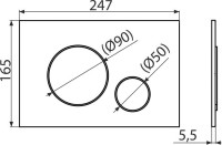 Комплект Унитаз подвесной Bien Dor + Система инсталляции для унитазов AlcaPlast Sadromodul AM101/1120-001 с кнопкой и шумоизоляцией