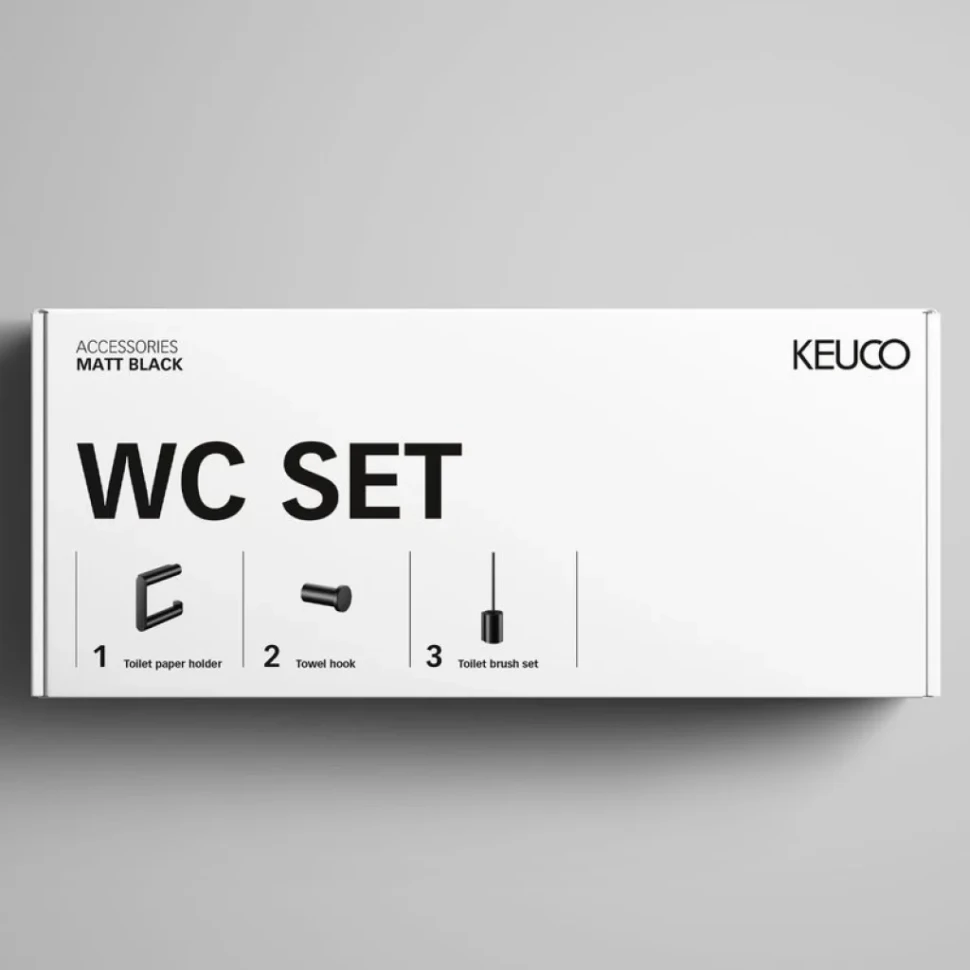 Набор Keuco Plan 197 01 matt black