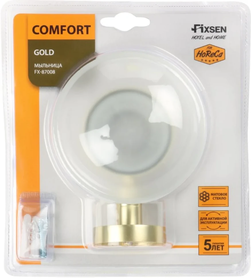 Мыльница Fixsen Comfort Gold FX-87008 золото сатин