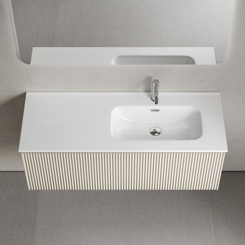 Тумба с раковиной Sancos Snob R 1.0 120, R beige soft