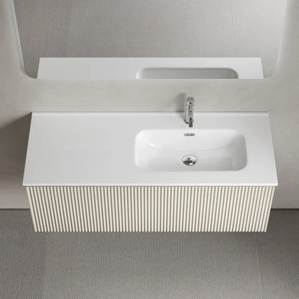 Тумба с раковиной Sancos Snob R 1.0 120, R beige soft