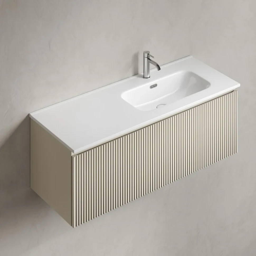 Тумба с раковиной Sancos Snob R 1.0 120, R beige soft