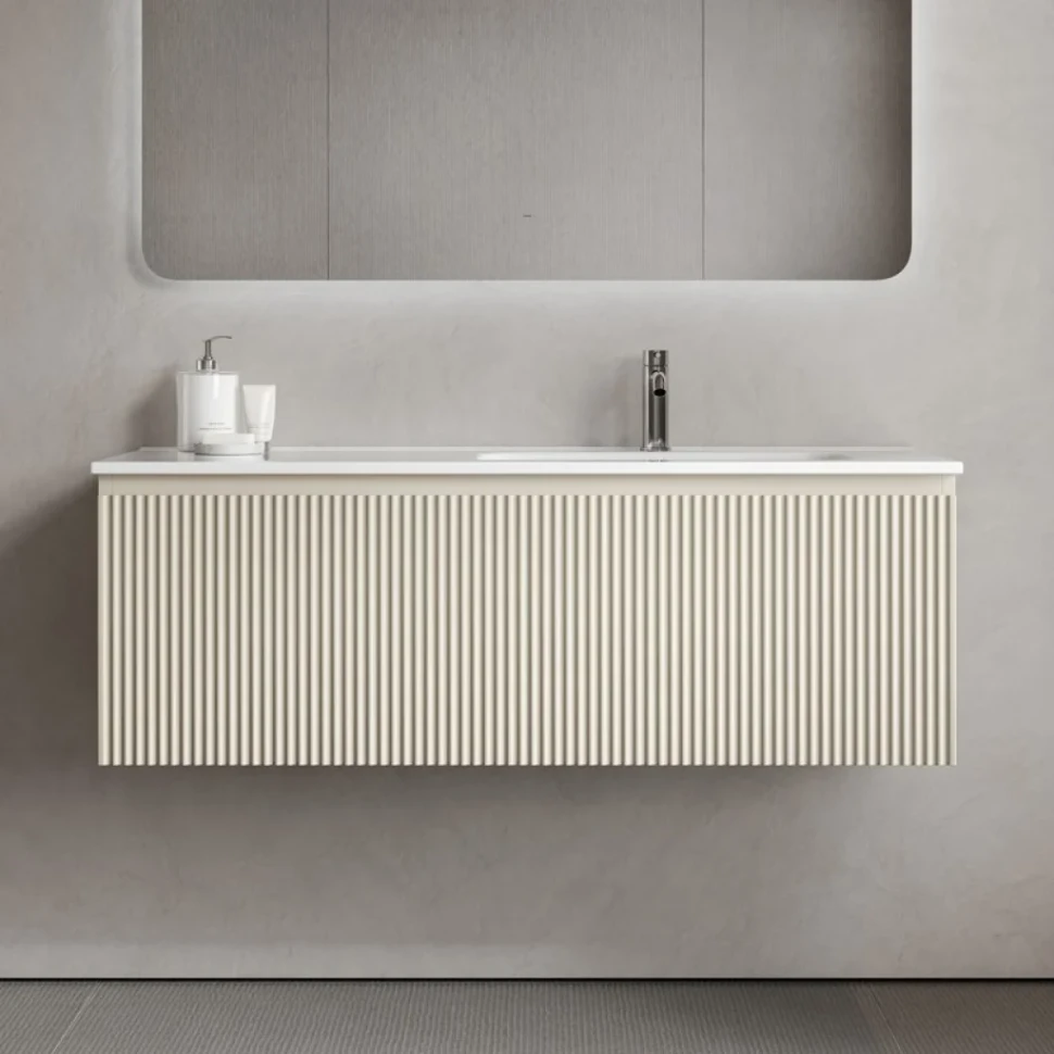 Тумба с раковиной Sancos Snob R 1.0 120, R beige soft