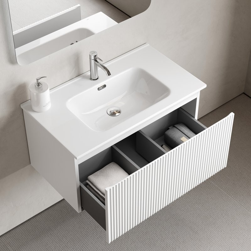 Мебель для ванной комнаты Sancos Snob R 1.0 80 bianco