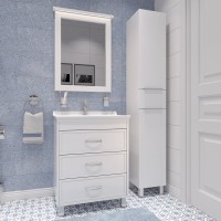 Тумба с раковиной STWORKI Хальмстад 65 белая