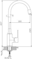 Смеситель для кухни Haiba HB505-8 HB73505-8