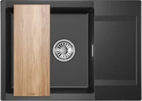 Мойка кухонная Granula Estetica 7003, шварц