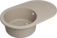 Мойка кухонная Domaci Болонья М-11-004 песочная Мойка кухонная Domaci Болонья М-11-004 песочная