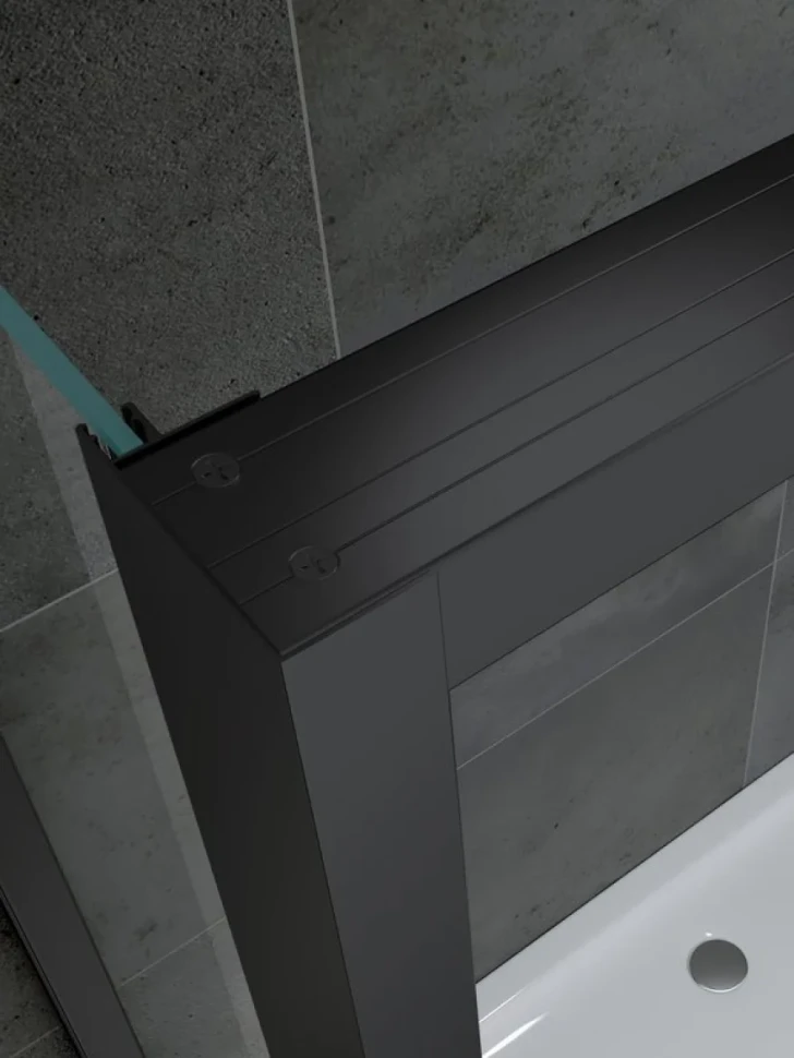 Душевой уголок Abber Komfort AG93120B-S92B 120х90 см, профиль черный, стекло прозрачное