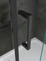 Душевой уголок Abber Komfort AG93120B-S92B 120х90 см, профиль черный, стекло прозрачное