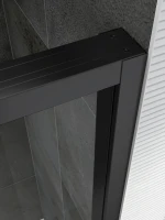 Душевой уголок Abber Komfort AG93120B-S92B 120х90 см, профиль черный, стекло прозрачное