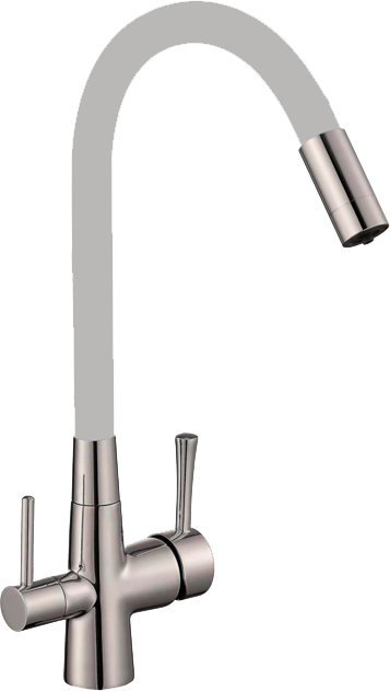 Смеситель для кухни Savol S-L1806L-04 с гибким изливом
