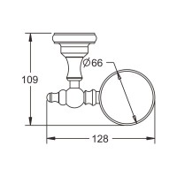 Стакан Rose RG11Q RG1112Q бронза