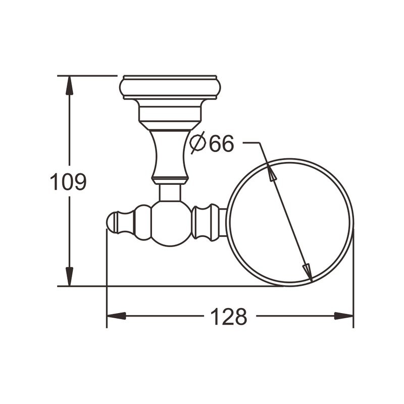 Стакан Rose RG11Q RG1112Q бронза