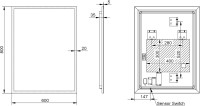 Зеркало Esbano ESMI2632HD
