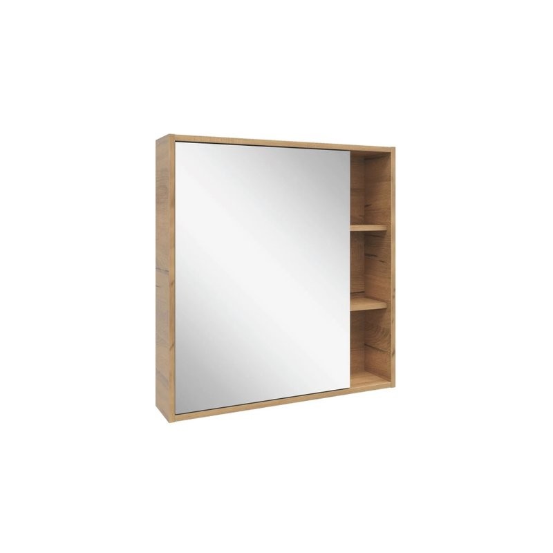 Мебель для ванной комнаты SanStar Graffa 70 дуб вотан, графит софт, раковина Como 70