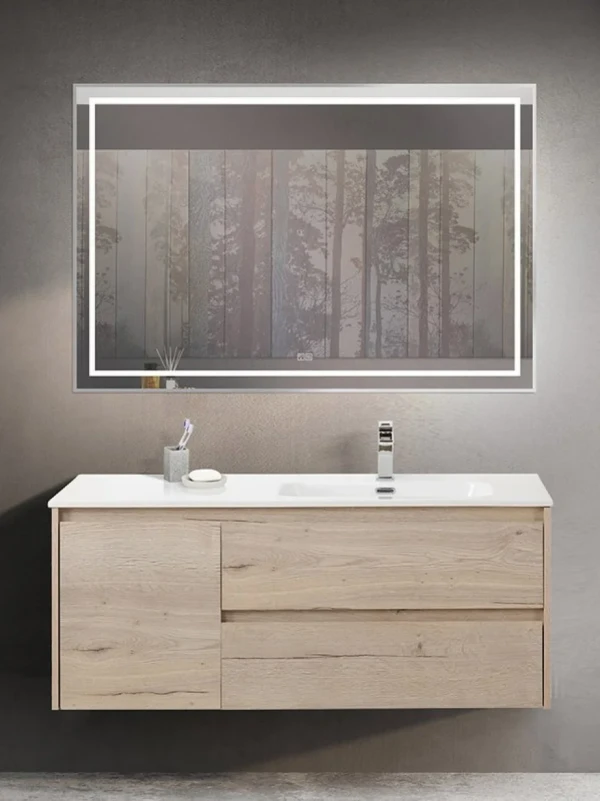 Мебель для ванной комнаты BelBagno Kraft R, 120 rovere galifax bianco