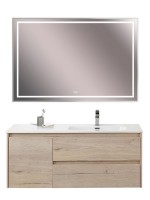 Мебель для ванной комнаты BelBagno Kraft R, 120 rovere galifax bianco