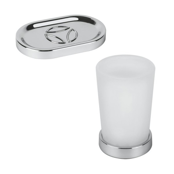 Набор Стакан Colombo Design Road B80410CR-VAN + Мыльница B80400CR