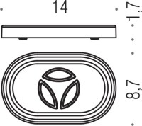 Набор Стакан Colombo Design Road B80410CR-VAN + Мыльница B80400CR Набор Стакан Colombo Design Road B80410CR-VAN + Мыльница B80400CR