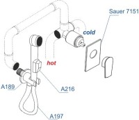 Гигиенический душ Wasserkraft A71097
