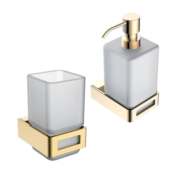 Набор Стакан Boheme Q 10944-MG + Дозатор 10957-G