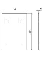 Зеркало Comforty Альба 40 Зеркало Comforty Альба 40