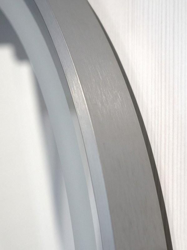 Зеркало круглое Comforty Лея 60 с подсветкой, бесконтактный сенсор, серебро