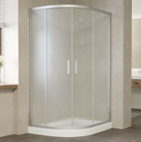 Душевой уголок Vegas Glass ZS-F 120*90 07 10 профиль матовый хром, стекло сатин