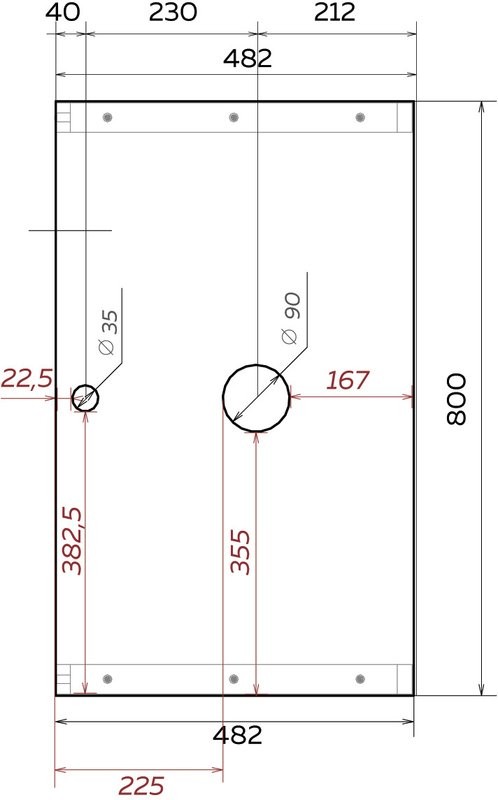 Тумба под раковину со столешницей 1MarKa Grunge Loft 80 бетон светлый