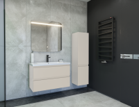 Тумба с раковиной Caprigo Forte 90 подвесная, беж лайт