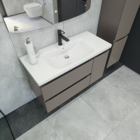 Мебель для ванной комнаты Caprigo Forte 100 R подвесная, айрон