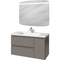 Мебель для ванной комнаты Caprigo Forte 100 R подвесная, айрон