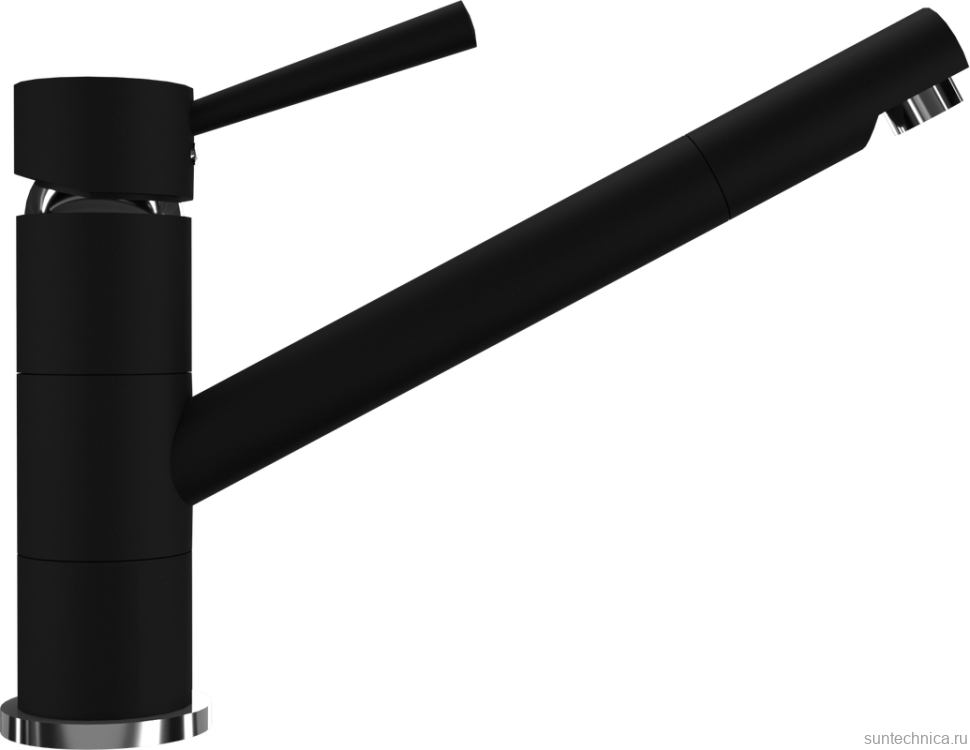 Смеситель для кухни Ulgran Quartz UQ-025 уголь