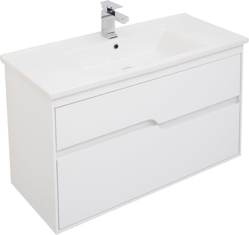 Мебельная раковина Aquanet Atria 9100-KL 100 см