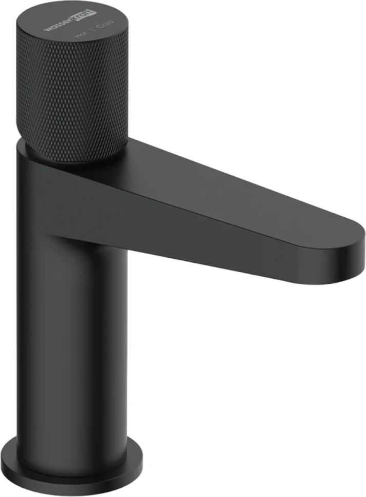 Смеситель для раковины Wasserkraft Fulda 5203 черный soft-touch