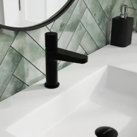 Смеситель для раковины Wasserkraft Fulda 5203 черный soft-touch Смеситель для раковины Wasserkraft Fulda 5203 черный soft-touch