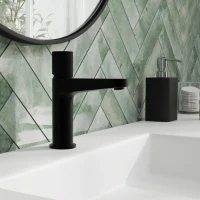 Смеситель для раковины Wasserkraft Fulda 5203 черный soft-touch Смеситель для раковины Wasserkraft Fulda 5203 черный soft-touch