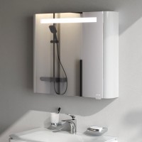 Зеркало-шкаф AM.PM Sensation 80 R с подсветкой, белый глянец