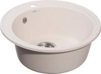 Комплект Мойка GranFest Quarz Z08 белый + Смеситель MEGA Ege MG-PL10 хром