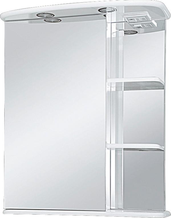 Зеркало-шкаф Misty Магнолия L 60 с подсветкой