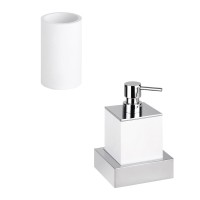 Набор Стакан Bemeta Gamma 145711324 + Дозатор 145509012 Набор Стакан Bemeta Gamma 145711324 + Дозатор 145509012