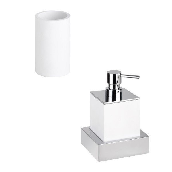 Набор Стакан Bemeta Gamma 145711324 + Дозатор 145509012