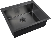 Комплект Мойка Zorg Inox PVD 5951 grafit + Измельчитель Inox D