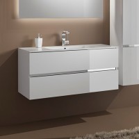 Тумба с раковиной Sanvit Кубэ -2 90 белый глянец