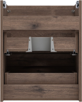 Тумба под раковину без столешницы Aquanet Нота new 50 подвесная, дуб веллингтон табак